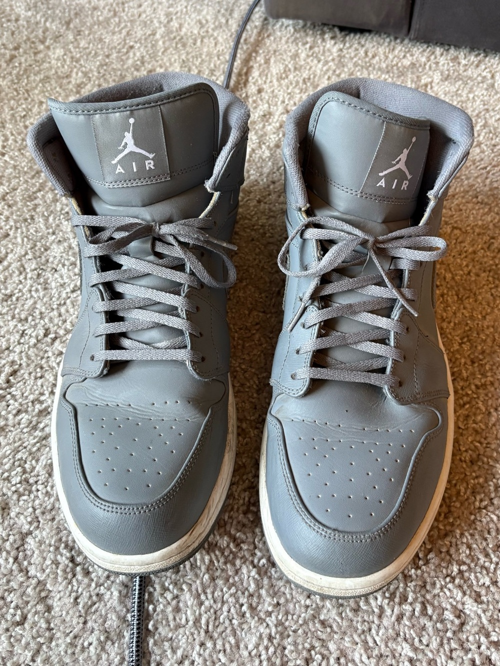Air Jordan 1 Mid cool grey sz 13